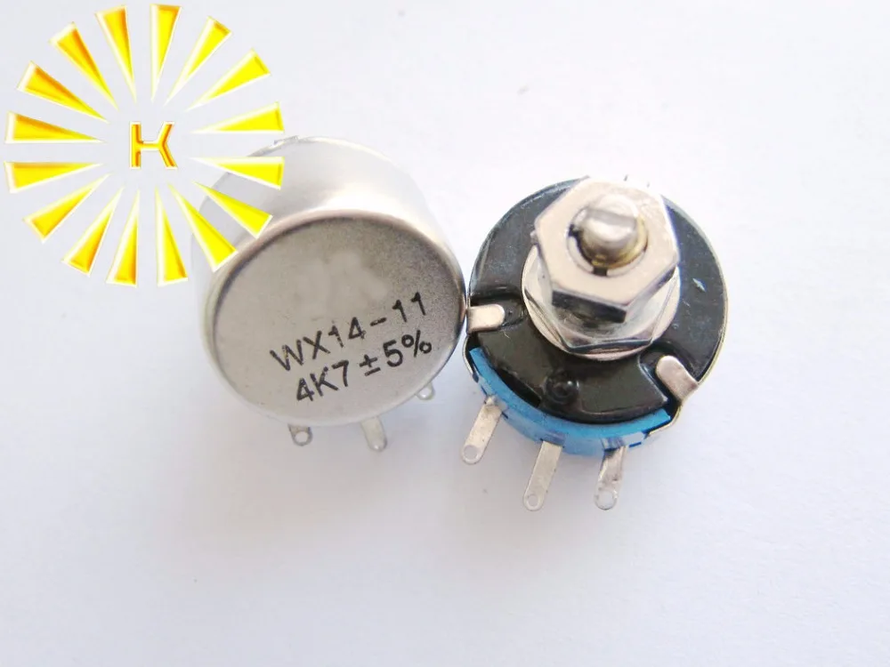 WX14-11 27R 33R 47R 56R 68R 100R 220R 270R 330R 470R 560R 680R 1K 2.2K 3.3K 4.7K 3W Потенциометр с одной проволокой x 50 шт. (art.: 3920cbcea2f38) - 3920cbcea2f38