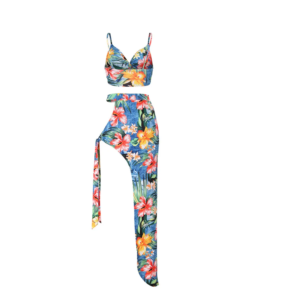 

Sexy Lingerie Women's Floral Printed Pajama Summer Spaghetti Strap Bra Sleepwear Pijama Pyjamas Women Home Clothes Bathrobe
