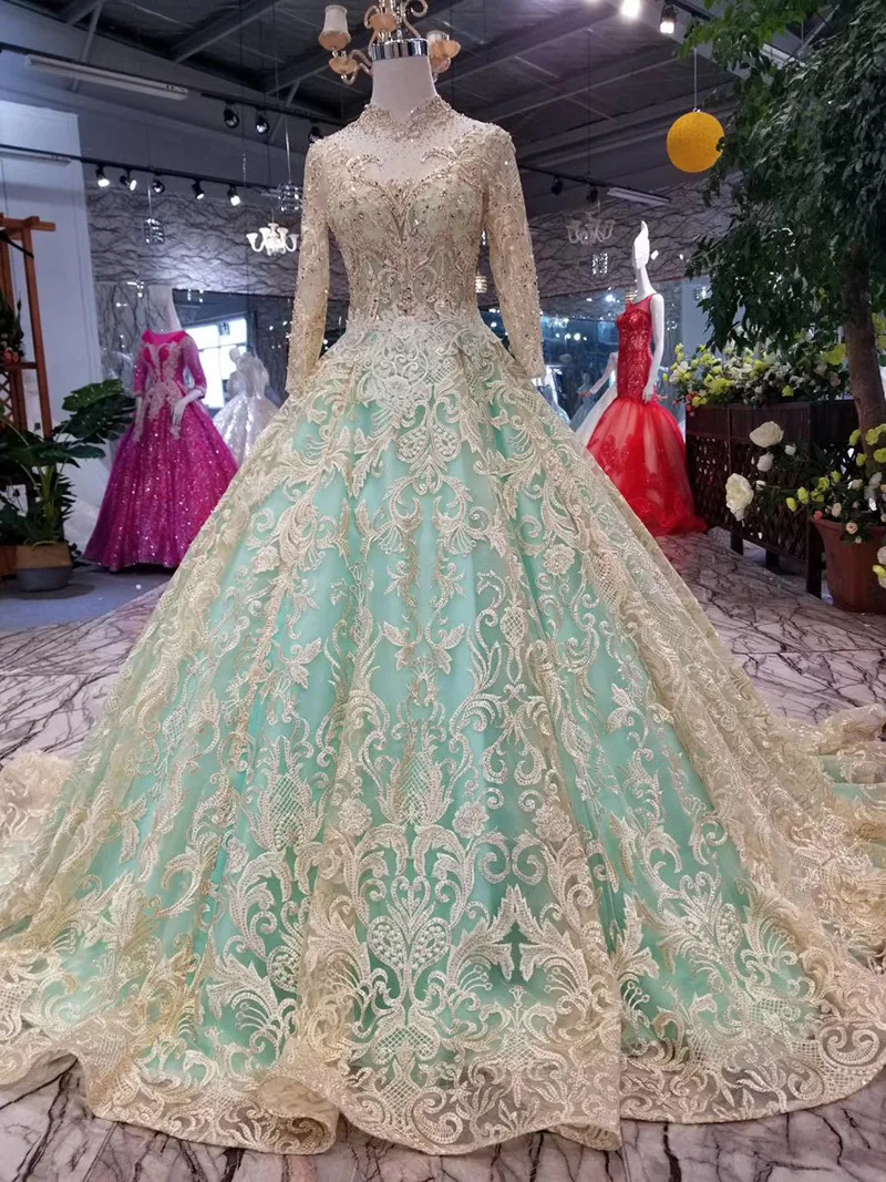 Vivian's Bridal высококачественное длинное кружевное платье с круглым вырезом и