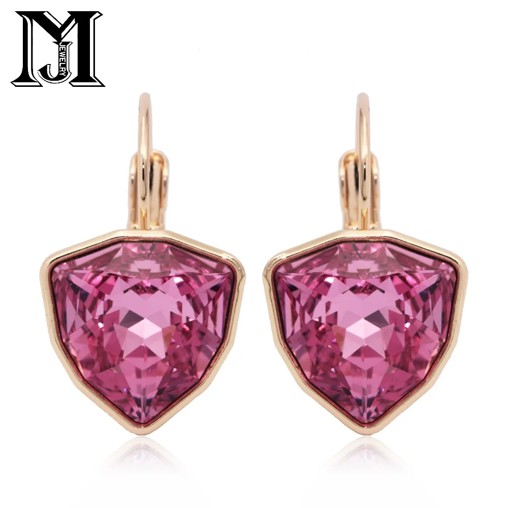 JiaMu Модные Swarovski маскирующие солнечные очки с цветными кристаллами 585 розовое