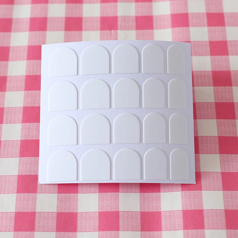 2020 3 шт. модные простые в использовании наклейки двухсторонние искусственная