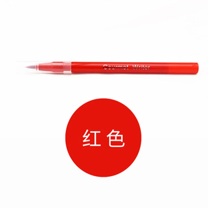 Red Практичная пищевая съедобный пигмент ручка для самостоятельного изготовления печенья для приготовления тортов ручки для рисования съедобные формы для десерта печенья - Цвет: Red