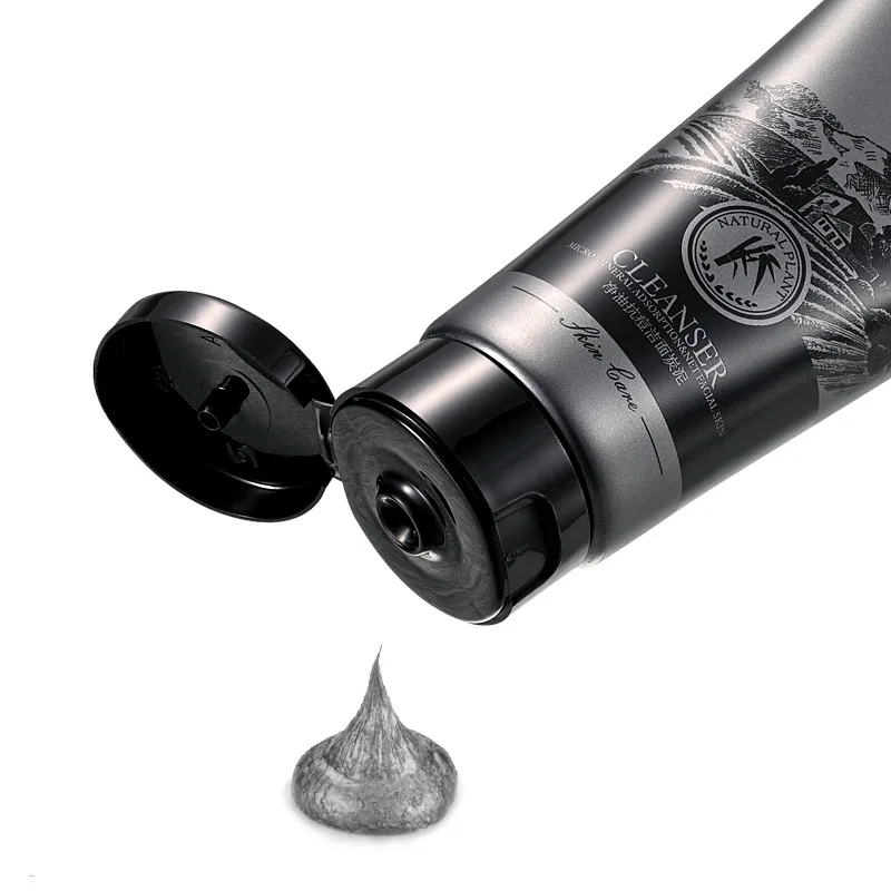 

QYF Bamboo charcoal face Deep cleanser deeply cleansing oil-control acne blackhead remover moisturizing skin facial cleaner
