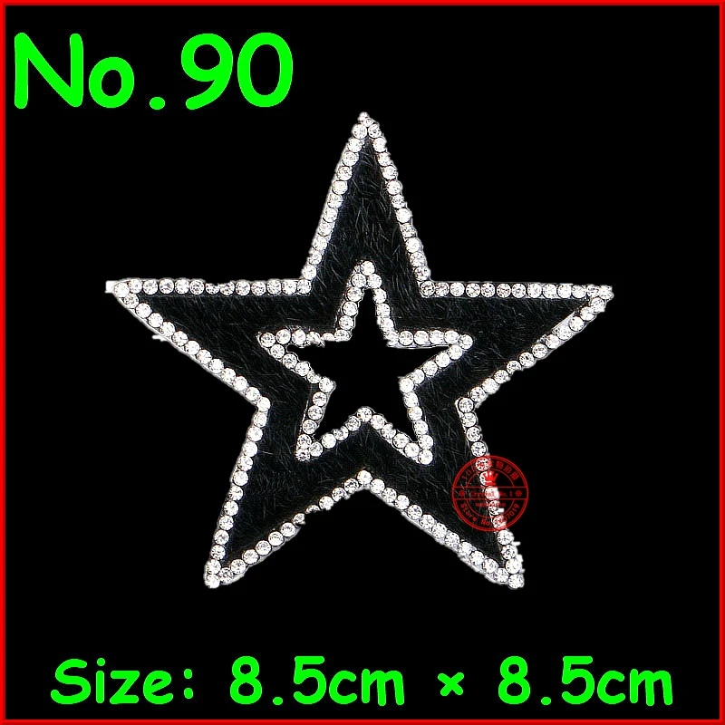 Стразы горячей фиксации со звездочками 1 шт./лот мотив с помощью утюга