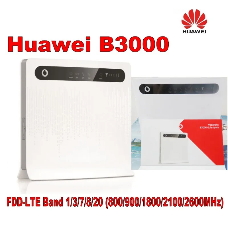 Vodafone B3000(Huawei B593s 22) LTE 4G беспроводной маршрутизатор CPE с поддержкой FDD800/900/1800/2100/2600
