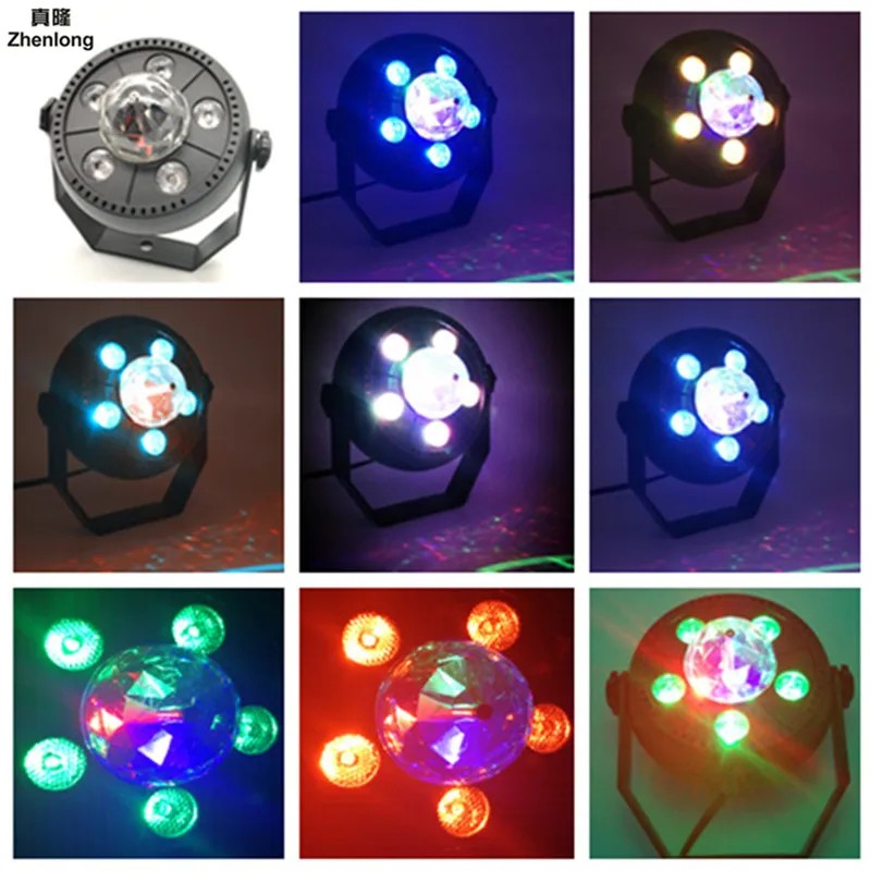 New 5 LED RGBW Light Mixing 11W DMX Par Dj Led for Party Disco Colorful Rotary Magic Ball Laser Stage | Лампы и освещение