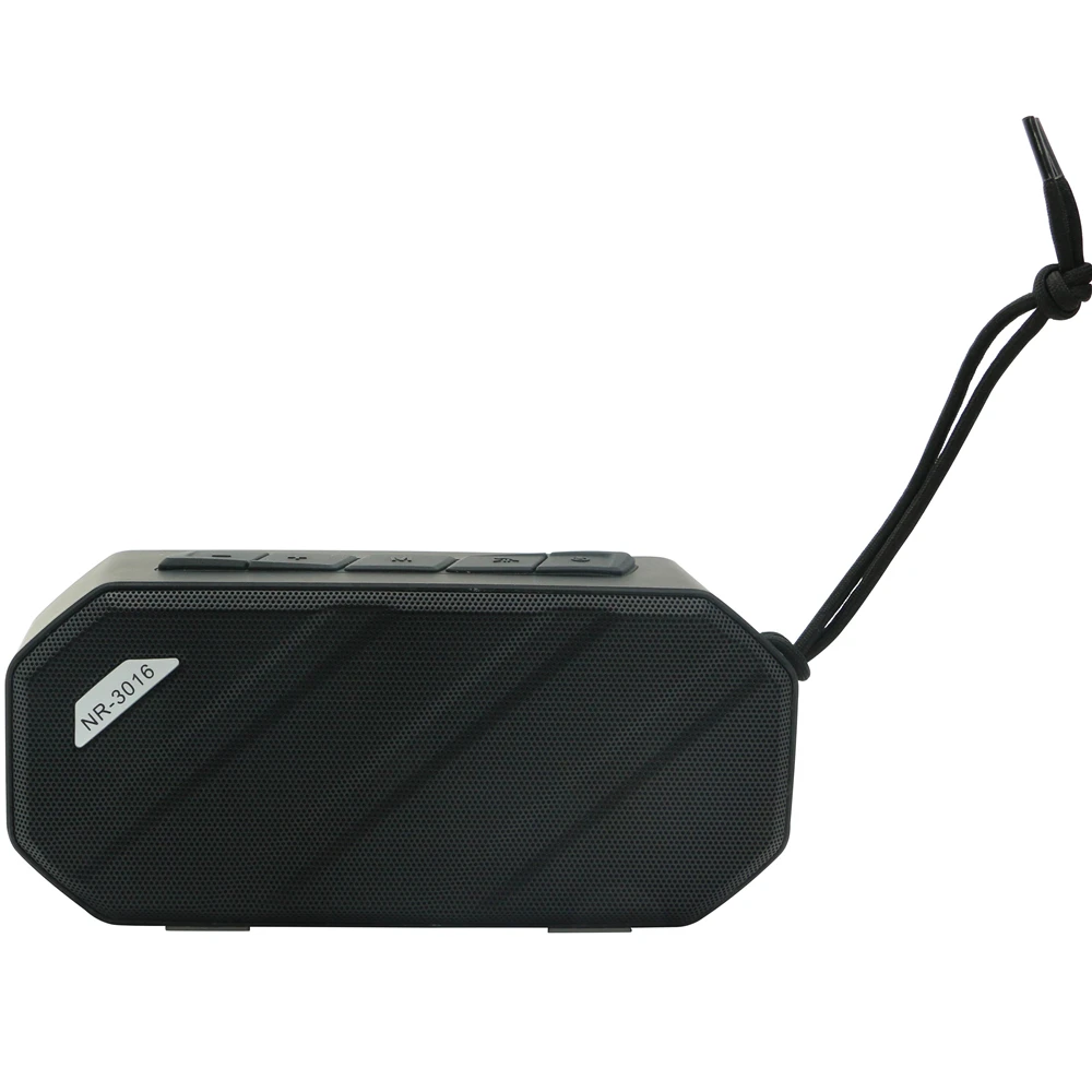NewRixing Мини Bluetooth динамик портативный беспроводной звуковая система 3D стерео