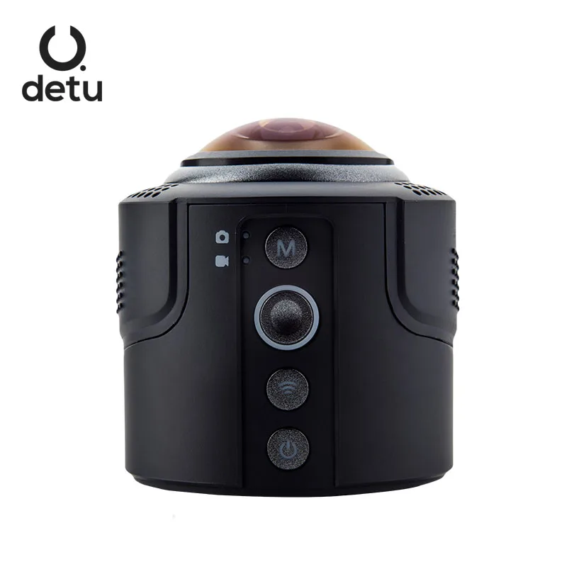 DETU Sphere S 360 градусов видеокамера 4 K HD VR рыбий глаз Panoram Камера спортивная экшн для