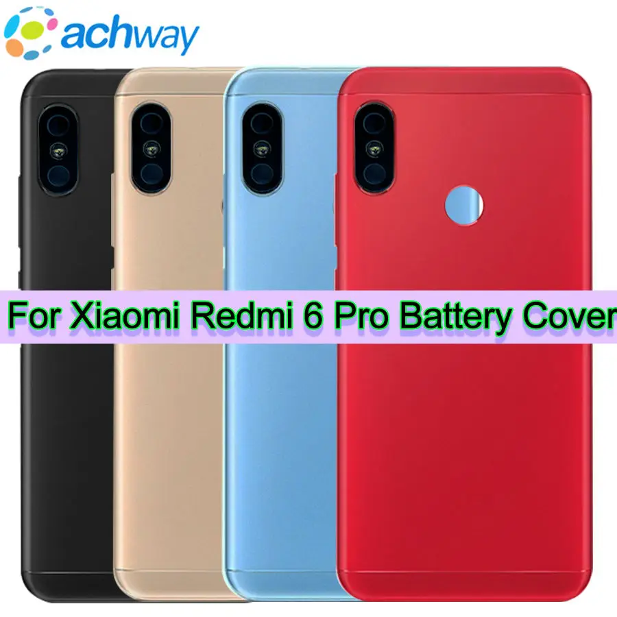 Протестированный чехол для Xiaomi A2 Lite задняя крышка батарейного отсека Redmi 6Pro 6 Pro