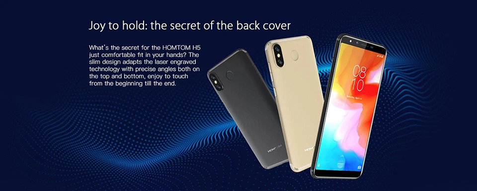 HOMTOM H5 3 GB 32 GB мобильный телефон 3300 mAh быстрая зарядка Android8.1 5," Лицо ID 13MP камера MT6739 Четырехъядерный 4G Smartphone смартфон