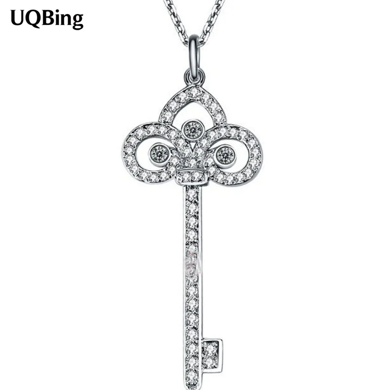 Женское ожерелье из серебра 925 пробы с фианитами|necklaces for women|necklace women fashionpendant necklace |
