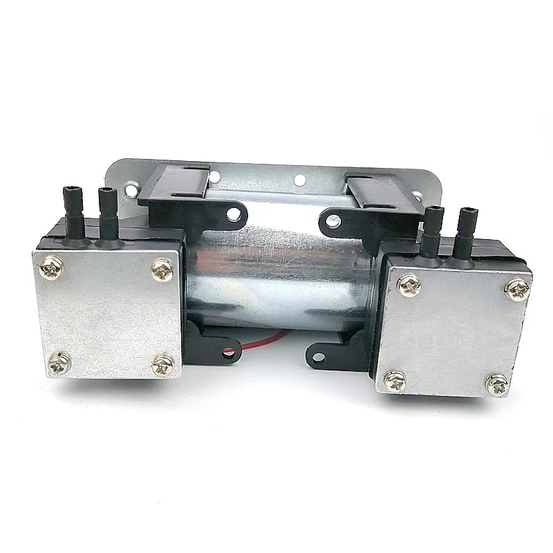 Double outlet 12V vacuum pump high pressure pump-70kPa 14L/min Diaphragm pump for beauty Instrument experiment