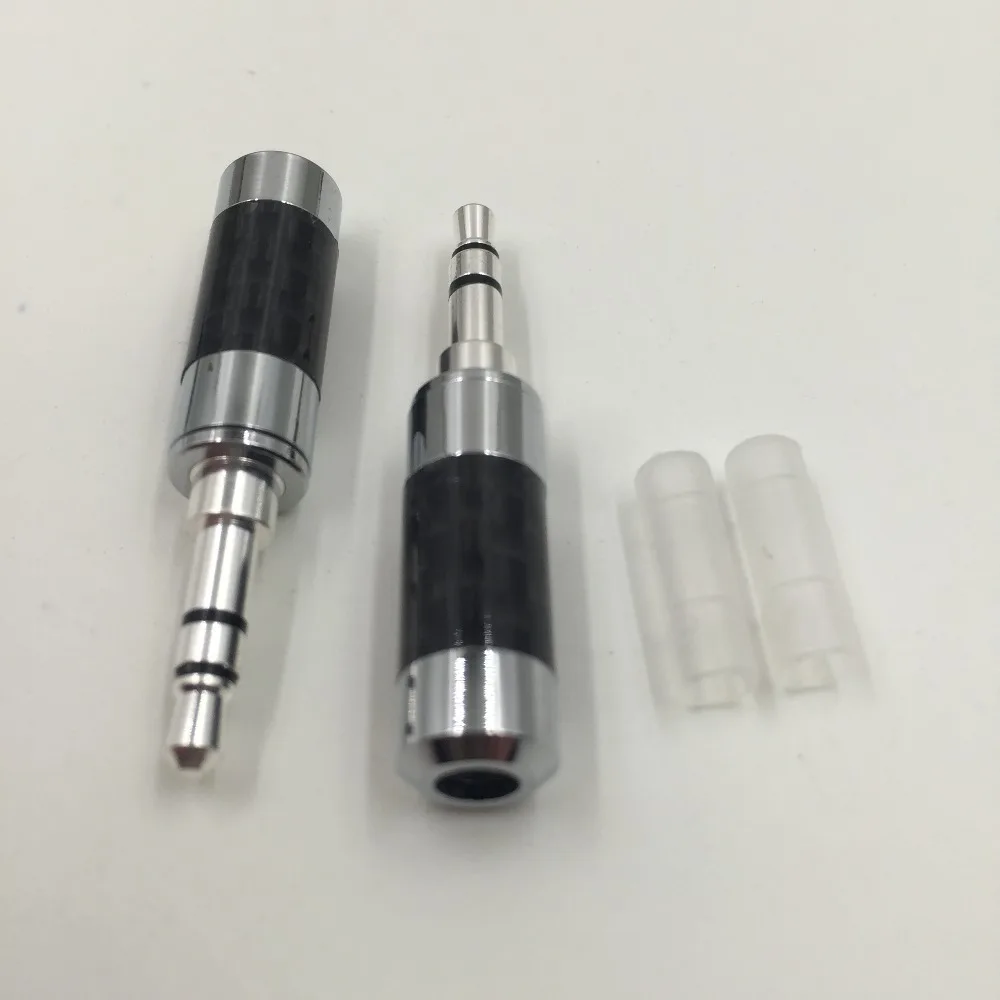 

10pcs Eutectic Copper Rhodium Plated 3.5mm Male Stereo Jack Plug soldering