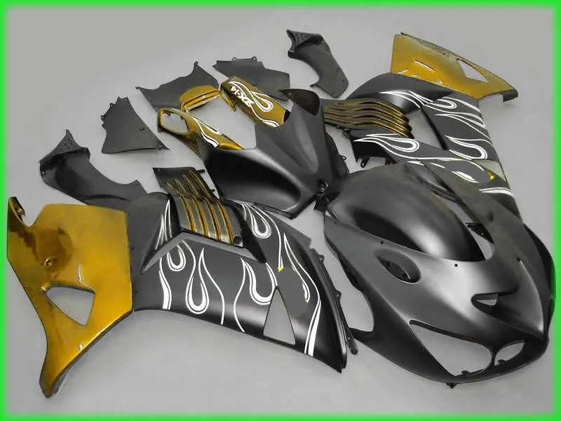 Литьевая форма обтекатель комплект для KAWASAKI Ninja ZX14R 06 07 08 11 ZX 14R 2006 2007 2011 ABS золотые