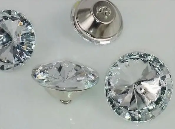 Декоративная пряжка для мебели мягкая акриловая Пряжка дивана прозрачная