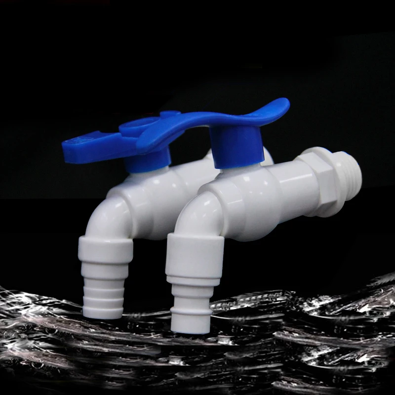 NuoNuoWell ПВХ G 1/2 3/4 дюйма наружная резьба кран для воды 16 мм мягкая пластиковая