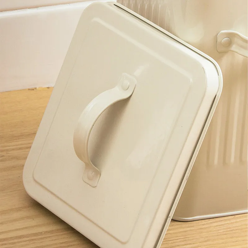 

Kitchen Bathroom Storage Organizer Box 10L Simple Romangrain Version Rice Bucket Storage Rice Grain Miscellaneous Grain Storage