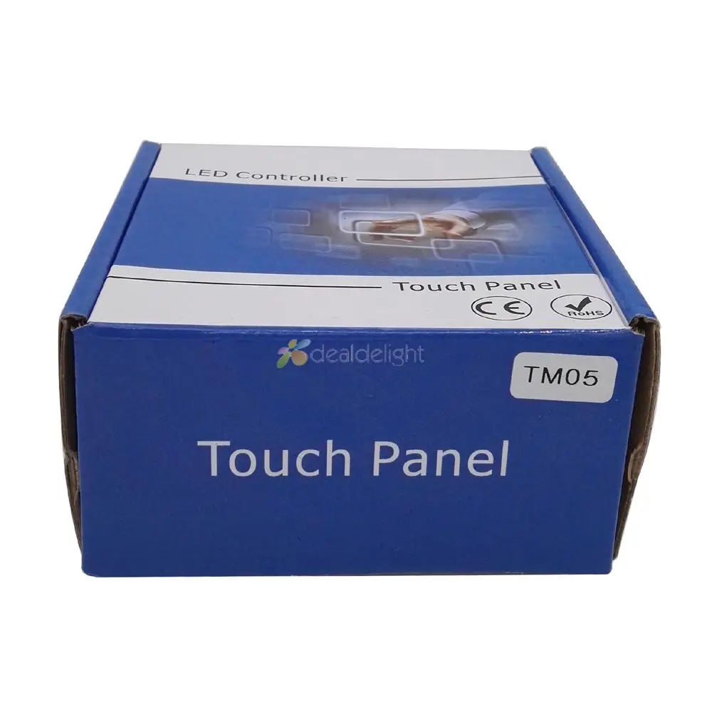 TM05 DC12 24V 3 клавиши 8A светодиодный сенсорный панель диммер настенный для одного