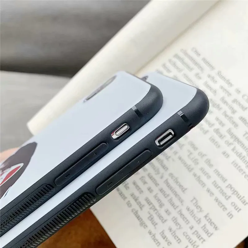 Японский лиса маска демона тайна Чехлы мягкие из кожи TPU крышка чехол для iPhone 7 Plus 8