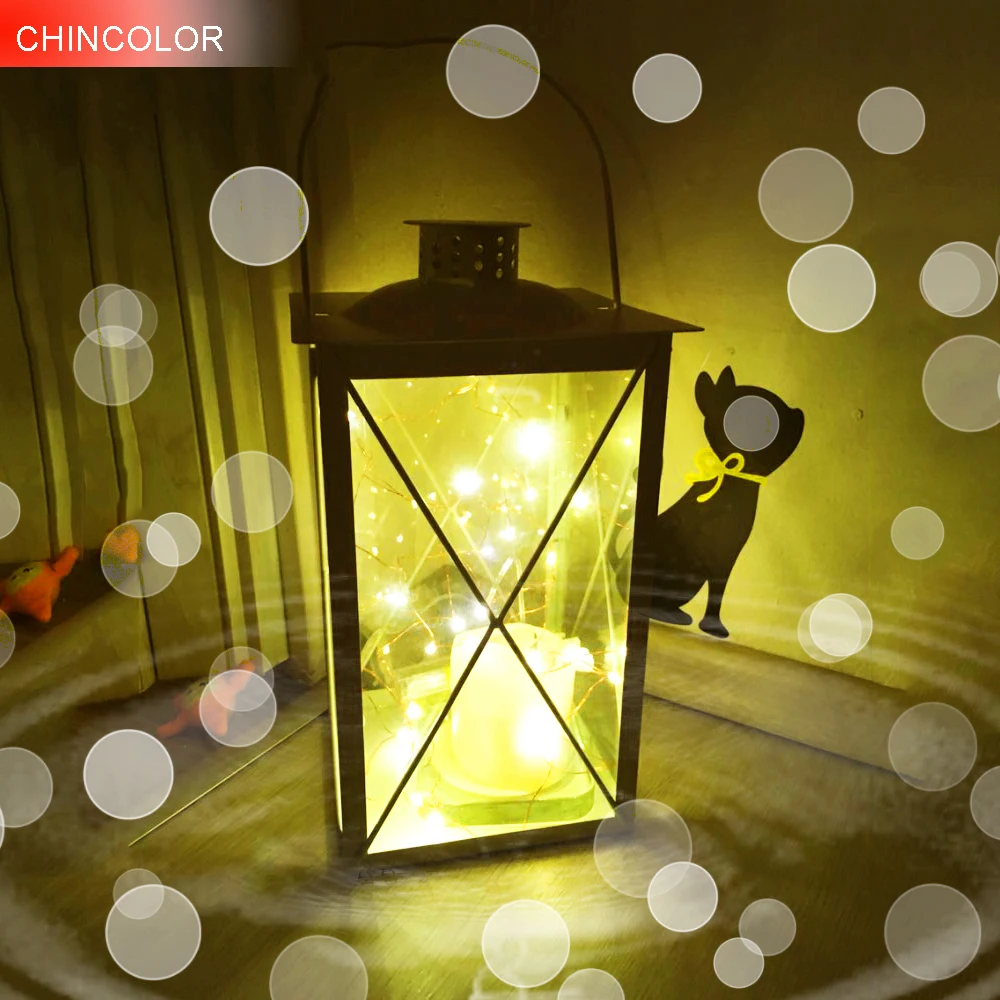 

Led String Copper Wire Lights Hearted Love Color Christmas Tree 4M 40leds Lantern Party Holiday indoor outdoor use 9 Colors TW