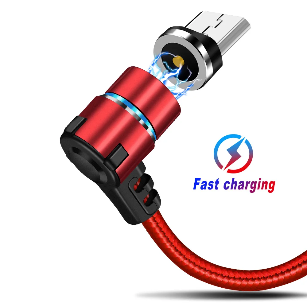 Магнитный зарядный кабель OLAF L Type Micro usb C шнур для быстрой зарядки USB iPhone Huawei Samsung