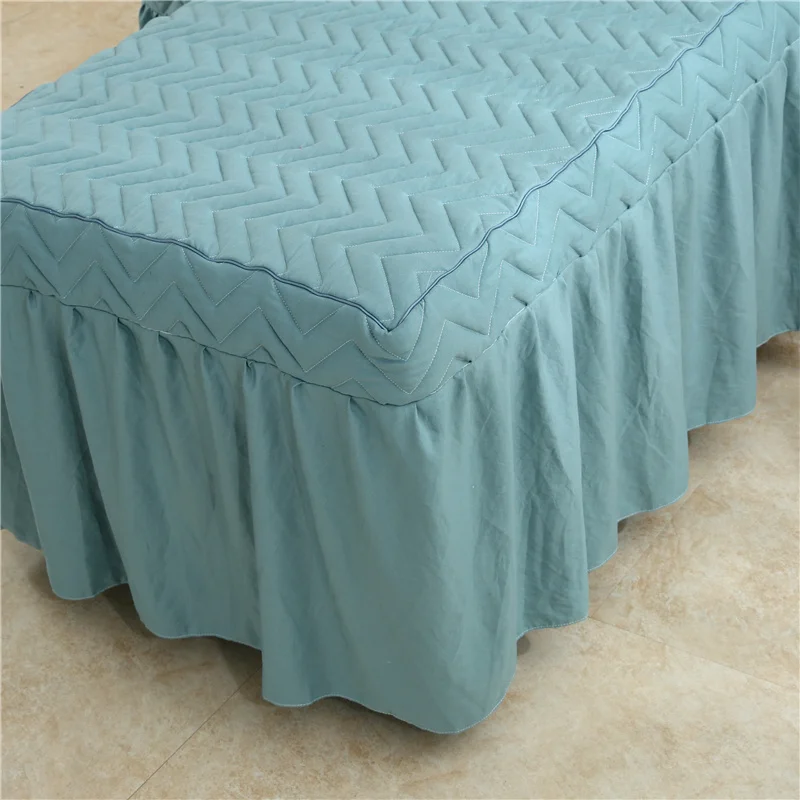 4 шт. набор постельного белья для салона красоты из хлопка с эффектом потертости