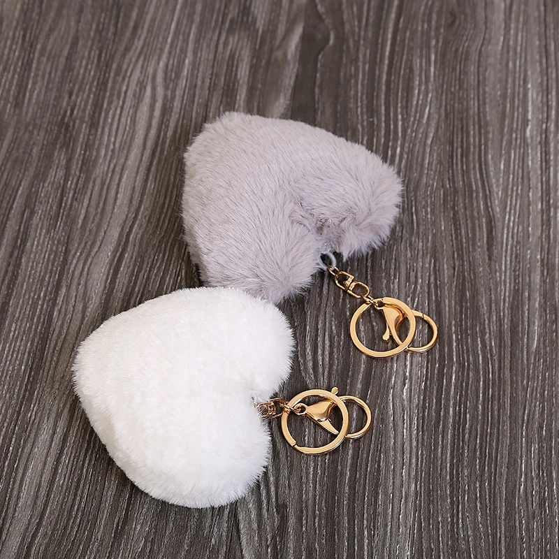 2018 брелок из искусственного лисьего меха с помпонами сумкой Очаровательные