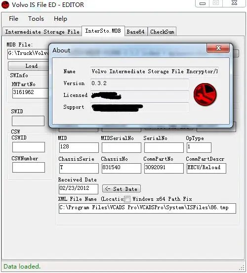Промежуточный файл хранения шифрования/дешифрования (редактор) v0.3.2 | Автомобили