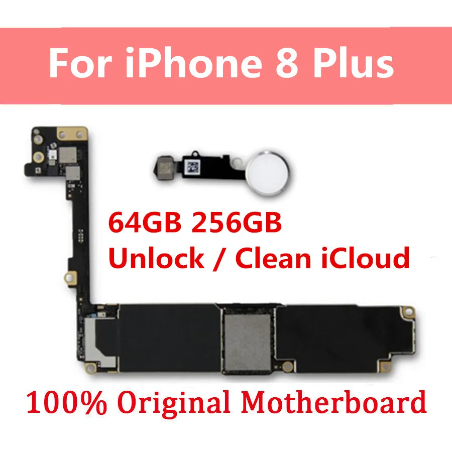 Разблокированная для iphone 8 Plus материнская плата разблокированная 5 дюймовая с/без