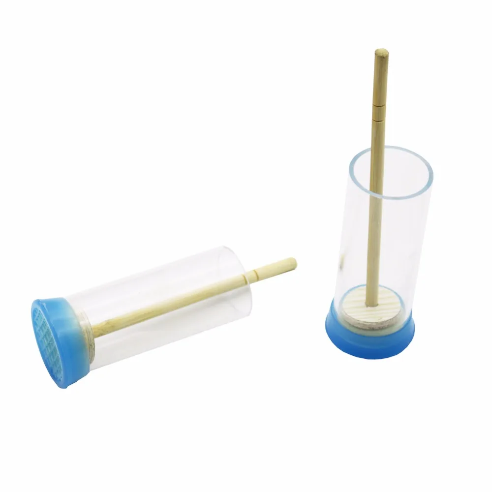 Пластиковая флакон для маркировки пчеловодства 1 шт. деревянные палочки с губкой