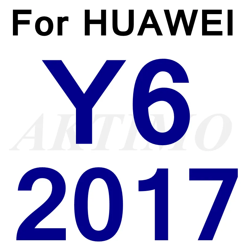 Y6 2017 9H 0,26 мм закаленное стекло для HUAWEI Honor 5A 5C 5X 4X Y5 II CUN-U29 Nova Young P8 P9 P10 Lite защитная пленка Sklo чехол - Цвет: Y6 2017