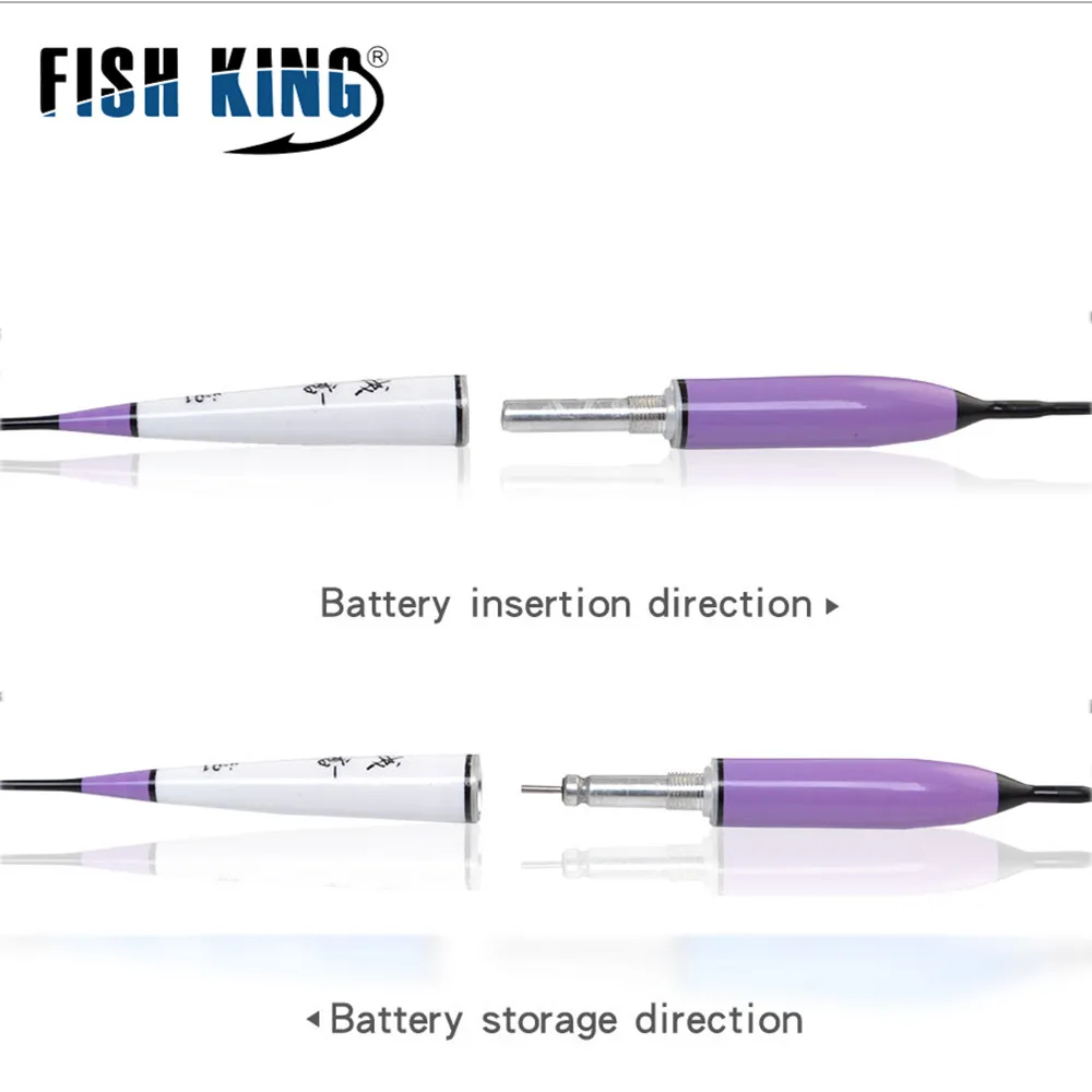 FISH KING 1 шт. 24 7 см поплавок для рыбалки светодиодный Электрический светящийся