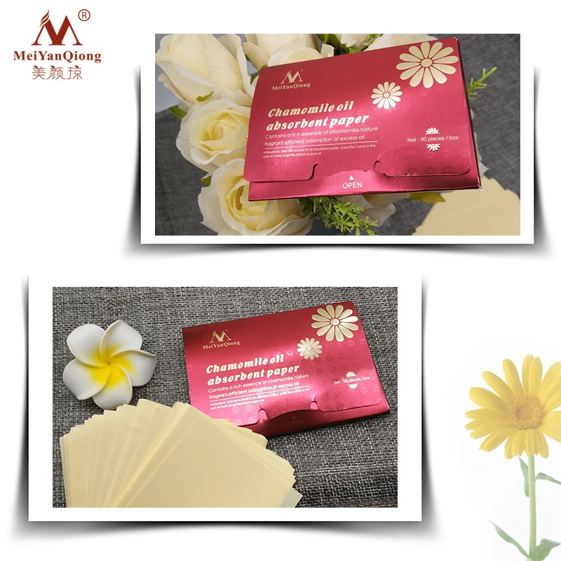 

Chamomile Oil Absorbent Paper Natural Wood Pulp Fragrant Contains a Rich Essence of Chamomile,Efficient Adsorption of Excess Oil