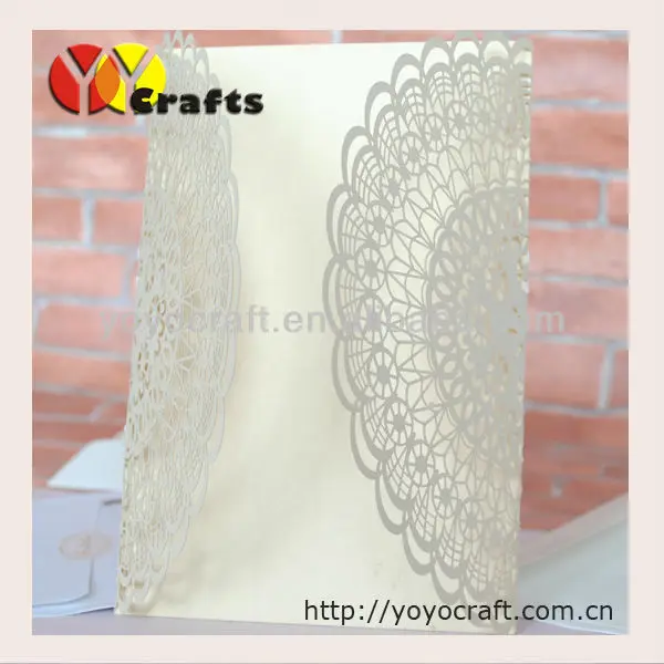 50 шт. бумажная карта роскошные модные кружевные свадебные пригласительные карты