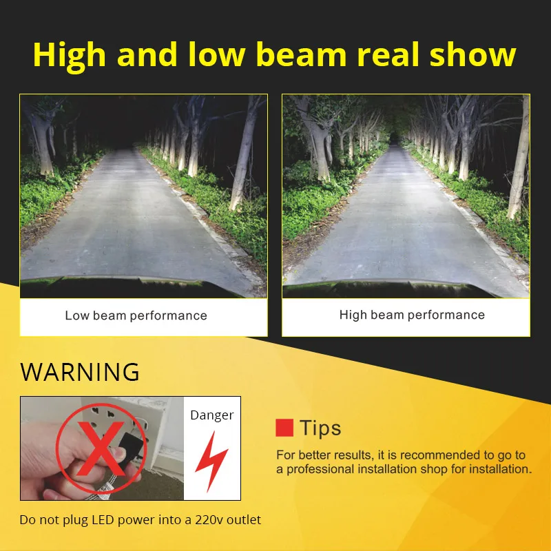 NAO h7 led h4 bulb h1 lamp for auto h11 car headlight 12V motorcycle light hb4 9006 Car Accessories hb3 9005 h9 h8 6000K | Автомобили и
