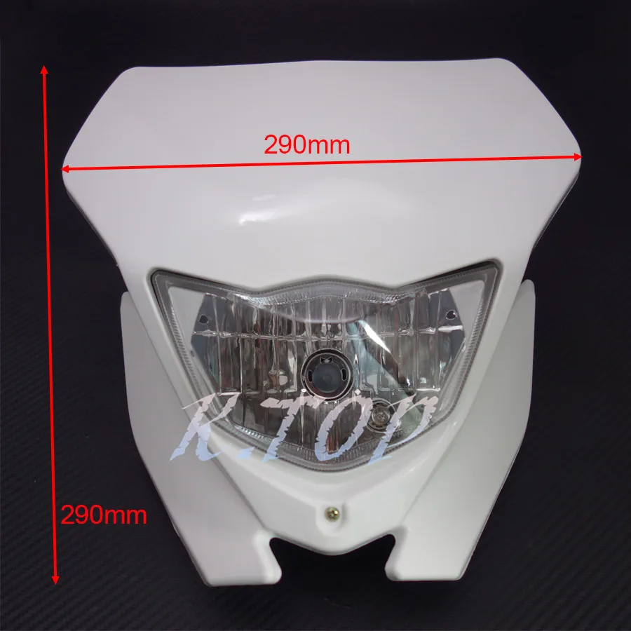 Новинка белый пластиковый передний обтекатель H4 для мотоцикла двойного