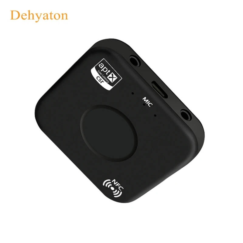 

Dehyaton Wireless Audio Music Receiver Adapter B7 PLUS Bluetooth 4.2 CSRA64215 APT-X NFC CVC6.0 Built-in Microphone AUX Out