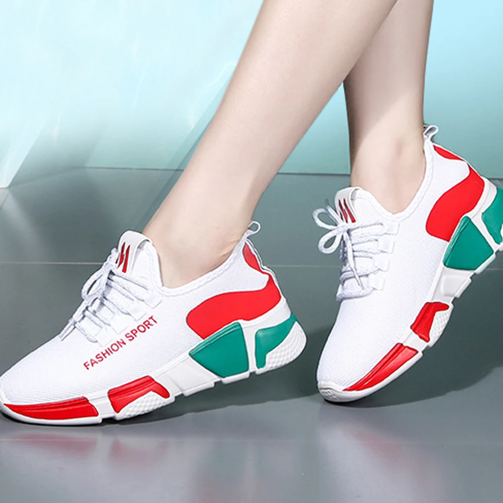 Танцевальная обувь для тренировок спортивная Красного/фиолетового/белого цвета