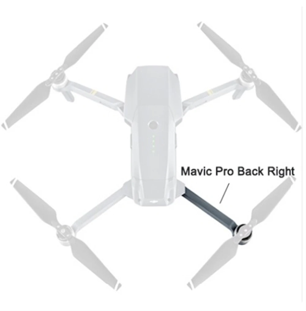 Рукоятка DJI mavic pro с мотором для DJI mavic pro, в - Цвет: Back right