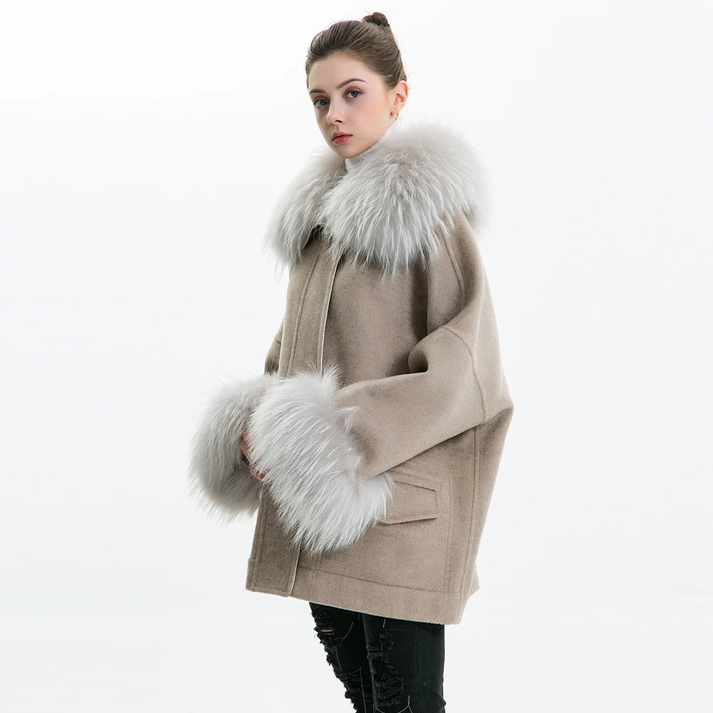 Зимнее женское Шерстяное кашемировое пальто 2018 Новая модная шерстяная куртка