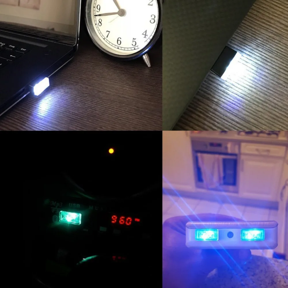 USB автомобильная светодиодная декоративная атмосферная лампа внутри автомобиля