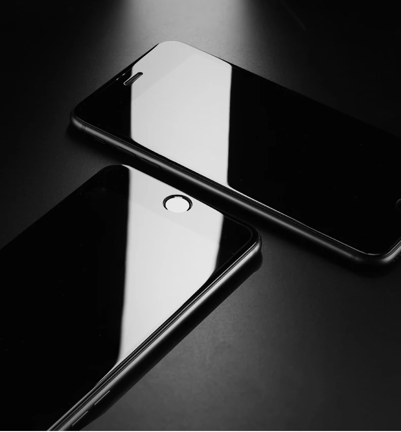 Baixin протектор экрана для iphone X 8 7 plus закаленное стекло для iphone 6 S 6s plus 4D изогнутый край Полное покрытие iphone 7 пленка стекло