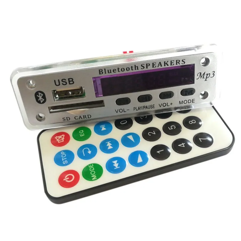 Bluetooth 5.0 MP3 WMA Decoder Board Audio Wireless Lossless APE Module USB TF FM Radio Support Power-off Memory Playback | Электроника
