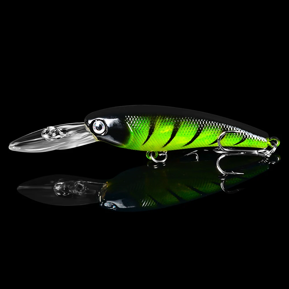 Sunlure 1 шт. жесткая плавающая приманка Minnow для рыбалки 3 54 9 см Жесткая 10 цветов 8 г 0 29