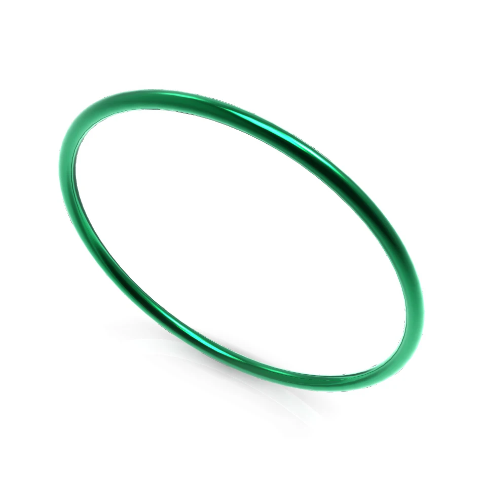 Green Inner Ring Floya 1 мм ширина внутренние кольца Сменные заполненные кольца алюминиевый материал аксессуары для женщин Персонализированные красочные - Цвет основного камня: Green Inner Ring