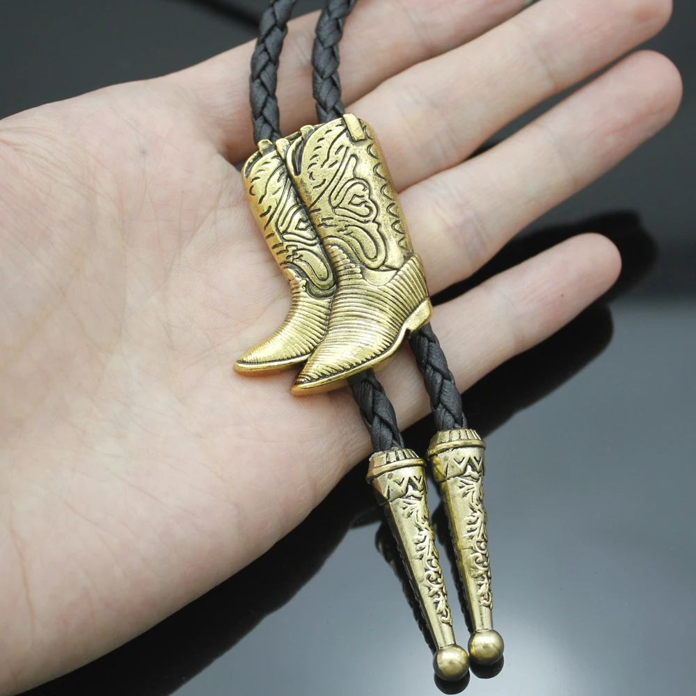 Винтажные ковбойские ботинки с золотым и серебряным покрытием кожаные в