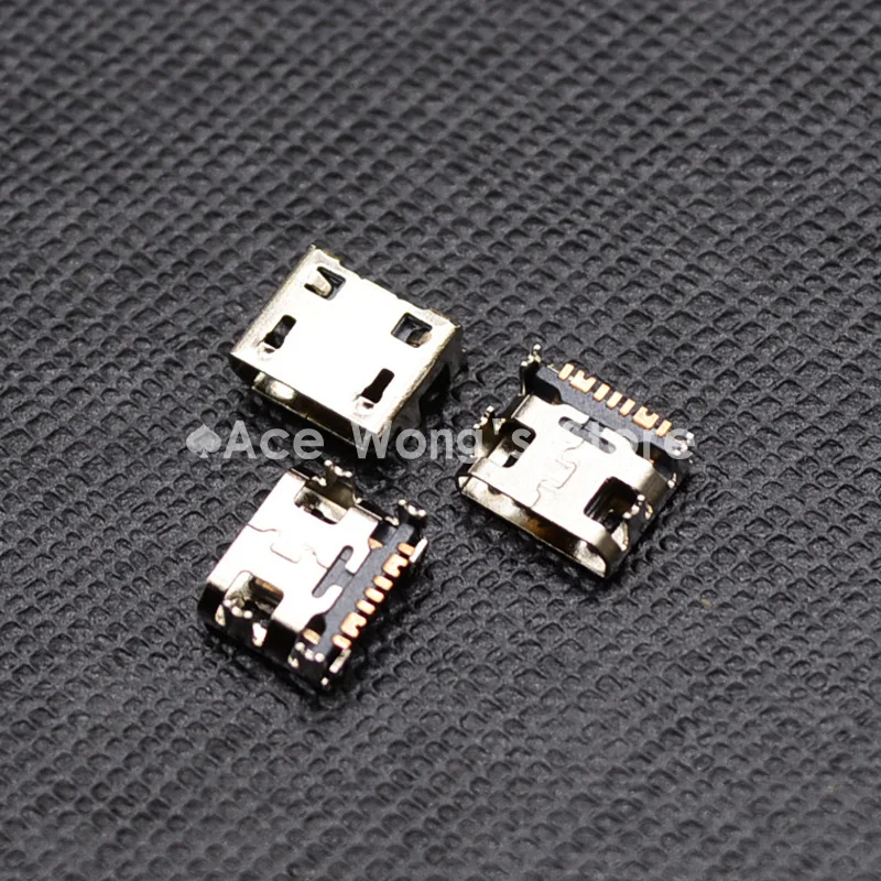 10 шт. 5pin Micro USB Тип B гнездовой разъем для мобильный телефон 5 контактный зарядки|usb