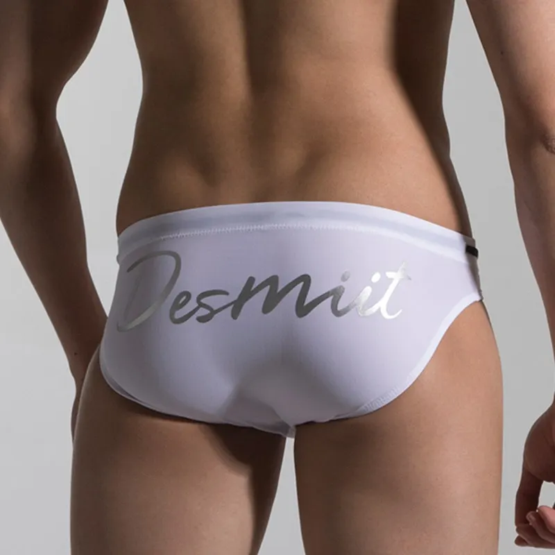 Push Up плавательные мужские трусы эротичное мужское белье Sexy Gay Mens плавание одежда ягодицы Desmiit бренд печати ming трусы бикини Человек пляжная одежда