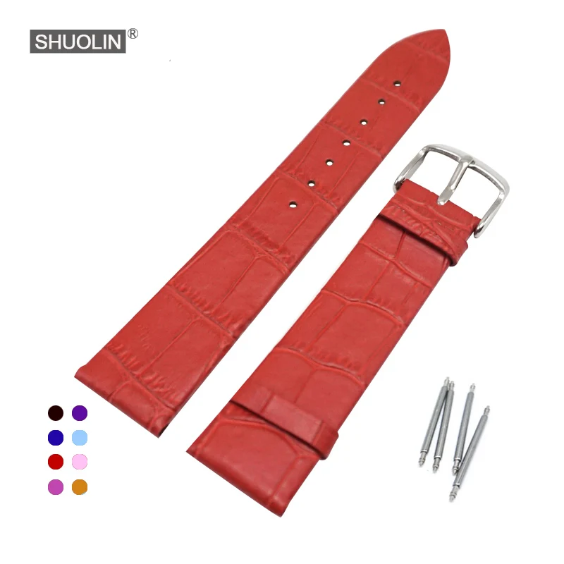 Ремешок из натуральной кожи для наручных часов 12 14 16 18 20 22 мм 2020|watch strap 12|20mm