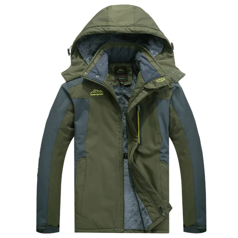 Мужская зимняя водонепроницаемая куртка Befusy 9XL 2019 из флиса уличное Спортивное